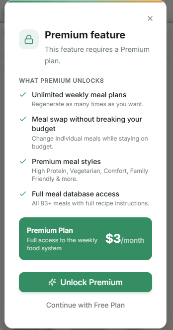 Premium features